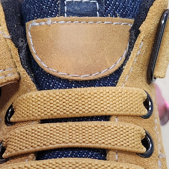 Geox Alben Boot Size 4.5 Colors Wheat Navy White - Picture 7 of 11